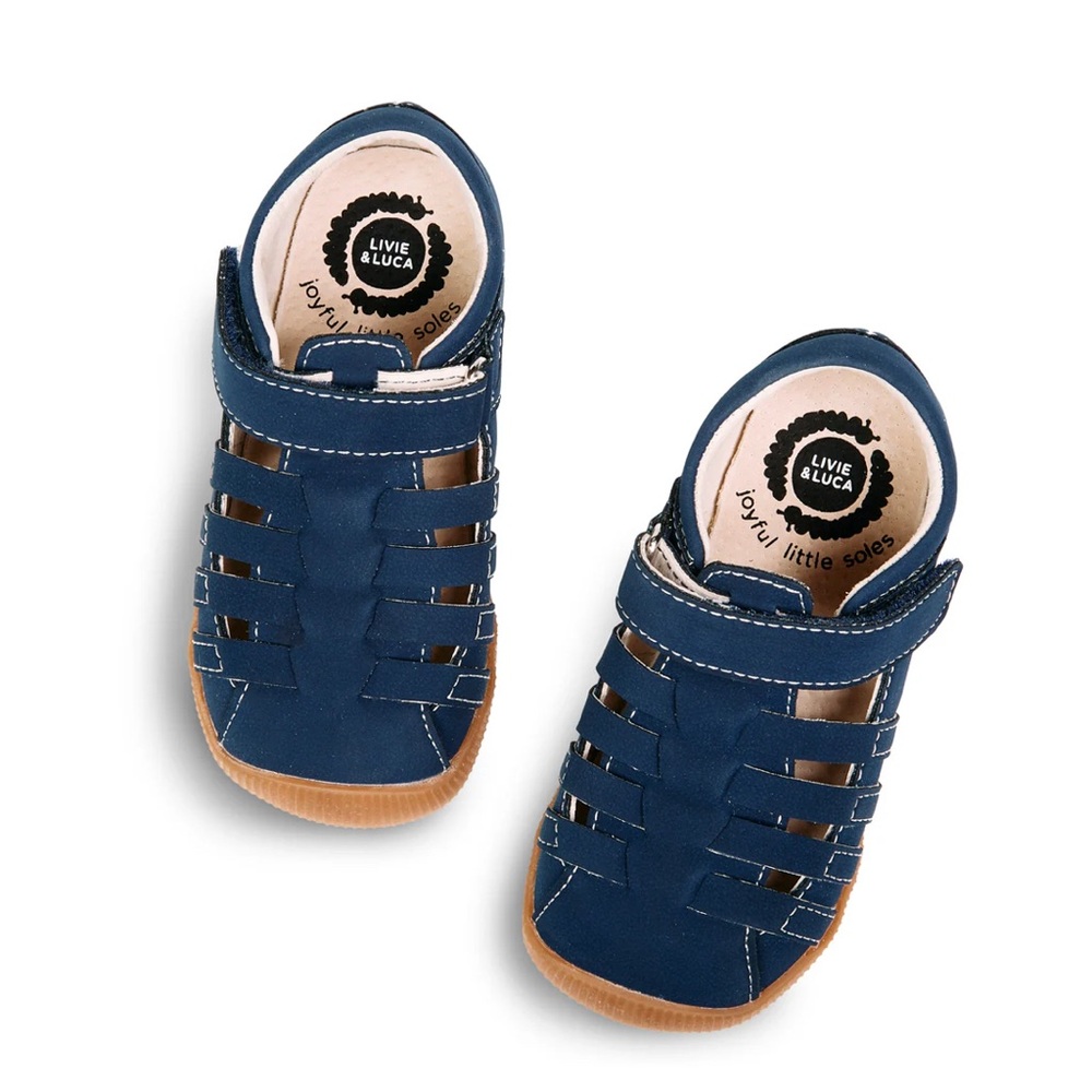 DISCONTINUED VERANO Sandal (First Walker)| Navy